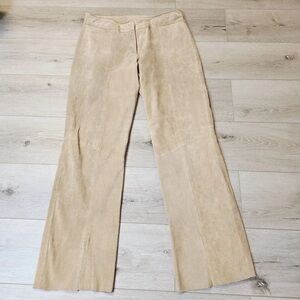 Low ride Wilson’s leather suede bootcut pants size 10